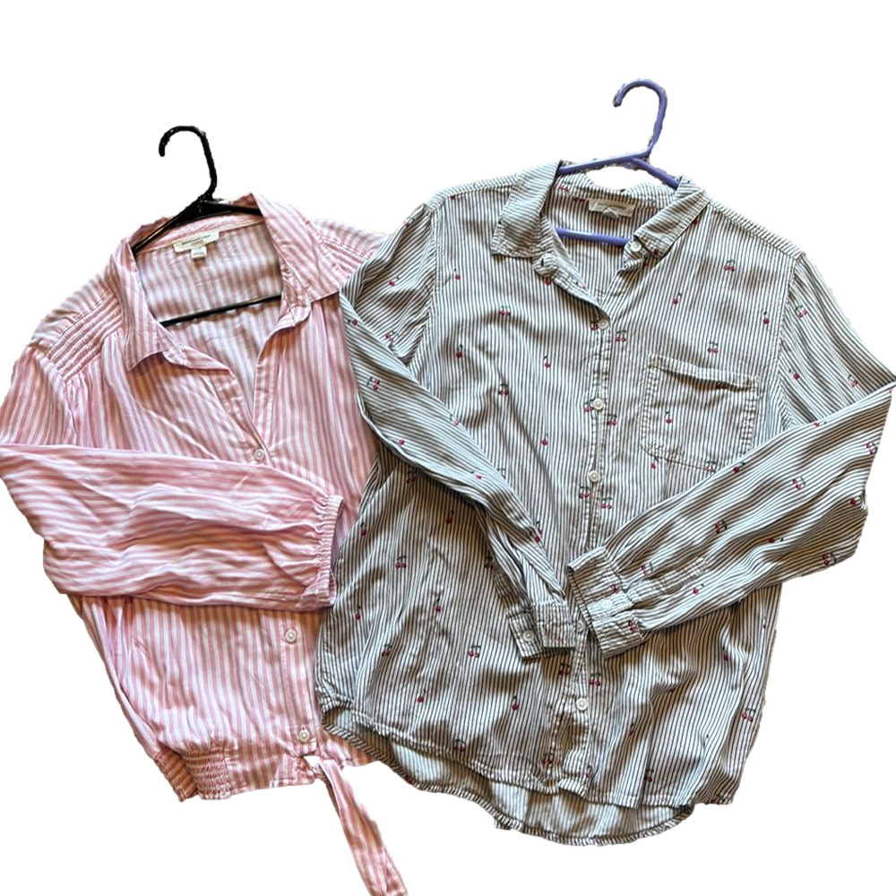 Beach Lunch Lounge Collection Women’s XL Long Sleeve Blouse Bundle
